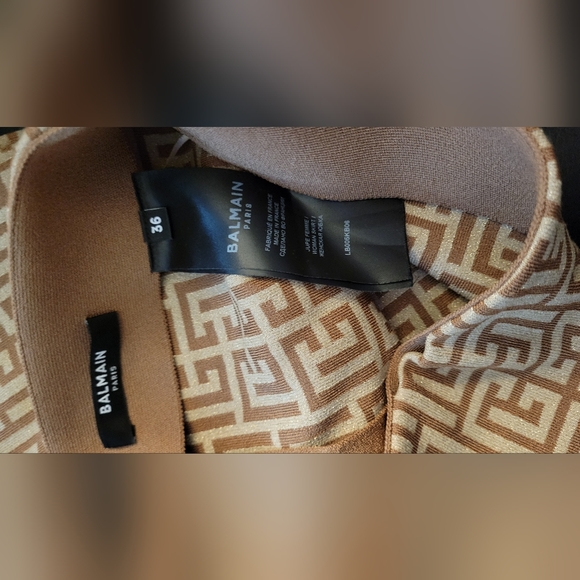 BALMAIN knit skirt and cardigan - Picture 5 of 8